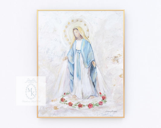 'Blessed Mother' Paper Print