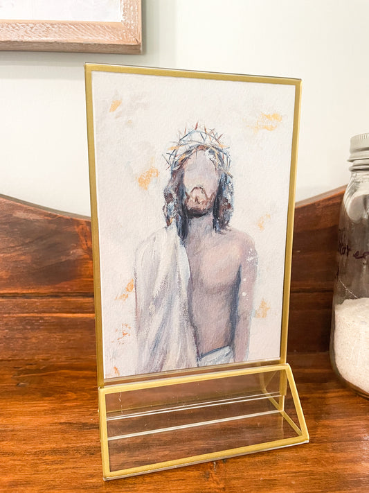 Ready to Ship Acrylic Framed 'Crown of Thorns' Print