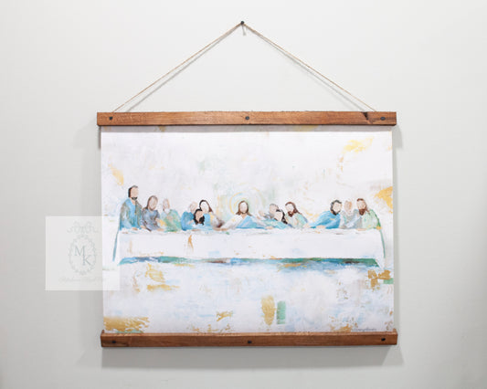 'Last Supper' Hanging Canvas Print