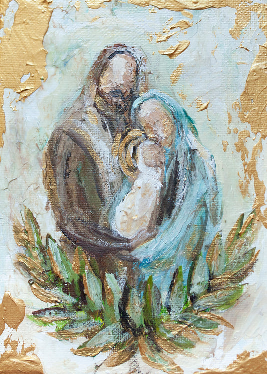 16x20 Holy Family Paper Print