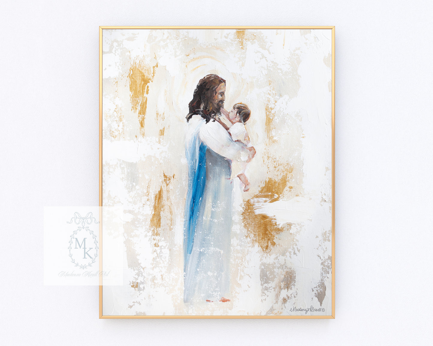 'To Such As These' Jesus and Baby Paper Print